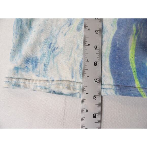 Rick & Morty Tee Shirt Adult Large Tie Dye Blue Graphic Ripple Junction - Picture 6 of 11